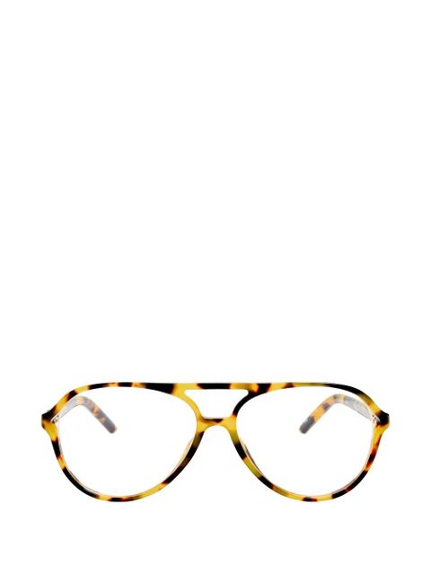 Jacquemus round frame glasses - Brown - zdjęcie produktu nr 1