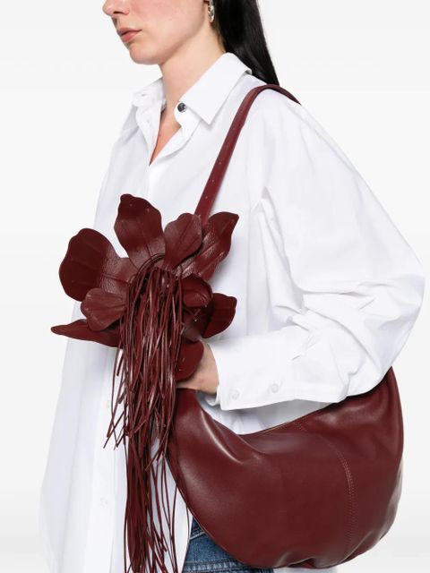 Sportmax Bruno flower-detail shoulder bag - Red - zdjęcie produktu nr 2