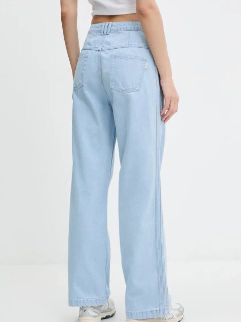 adidas Originals jeansy Essential damskie high waist JD4757