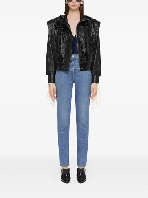 Givenchy leather biker jacket - Black - zdjęcie produktu nr 2