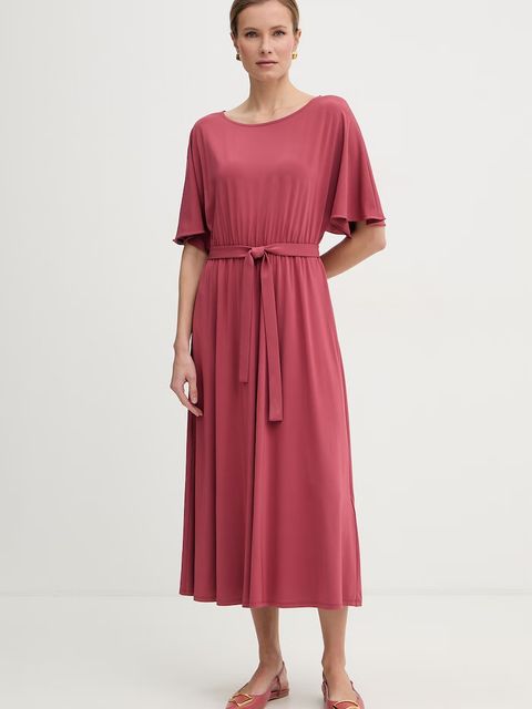 Weekend Max Mara sukienka z wiskozą DIVO - zdjęcie produktu nr 1