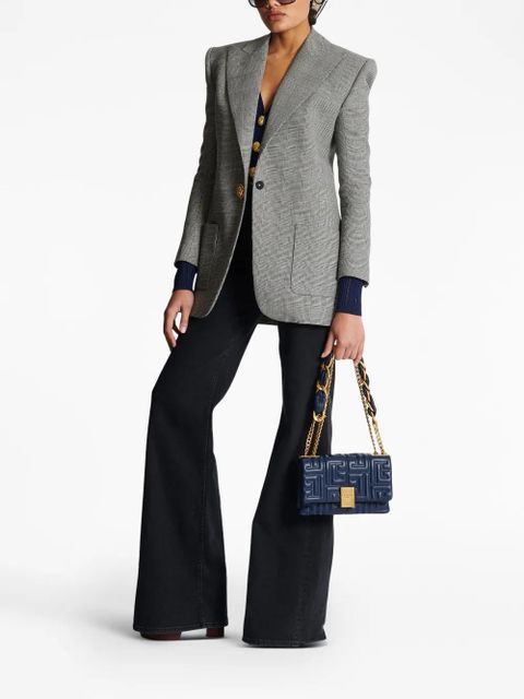 Balmain single-breasted wool blazer - Grey - zdjęcie produktu nr 2