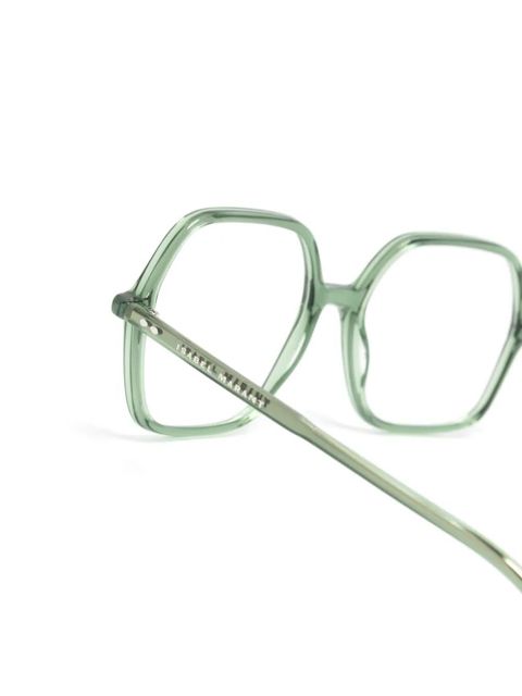 Isabel Marant Eyewear square-frame glasses - Green