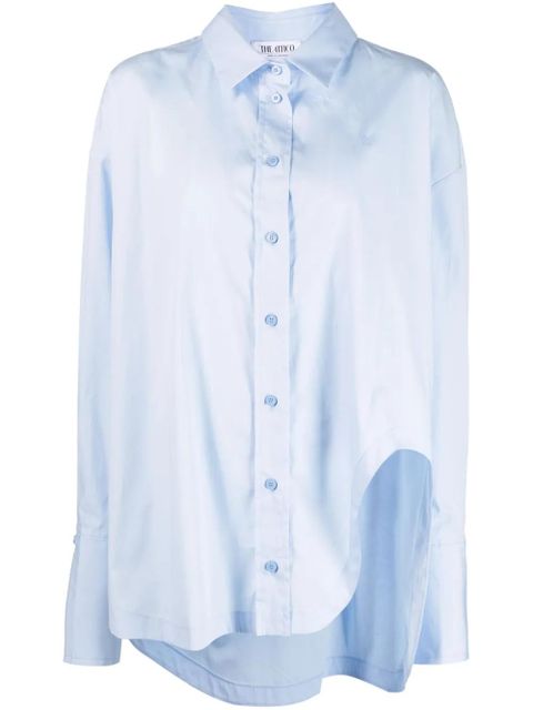 The Attico Diana long-sleeve shirt - Blue - zdjęcie produktu nr 1