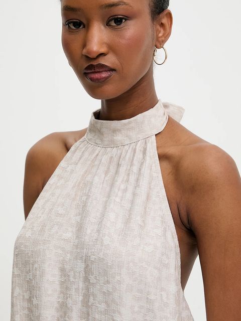 Answear.LAB sukienka z lnem