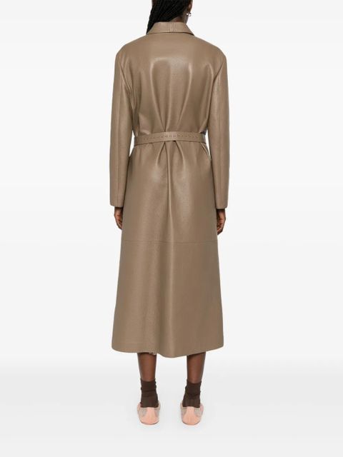 FENDI leather coat - Brown - zdjęcie produktu nr 2