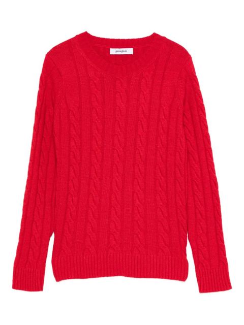 Gimaguas Braid cable-knit sweater - Red - zdjęcie produktu nr 1