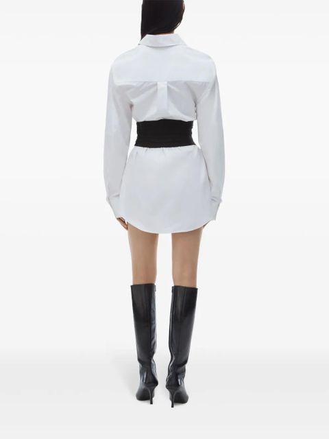 Alexander Wang Deconstructed mini dress - White