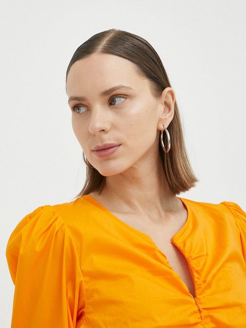 Gestuz sukienka TolinaGZ Ls kolor pomarańczowy mini rozkloszowana