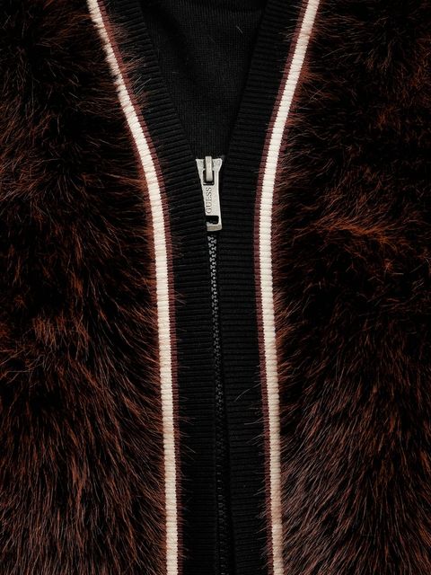 Guess kurtka KATIA kolor brązowy przejściowa W5BL67 W3790