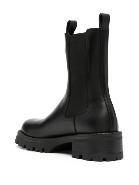 Versace Alia leather Chelsea boots - Black