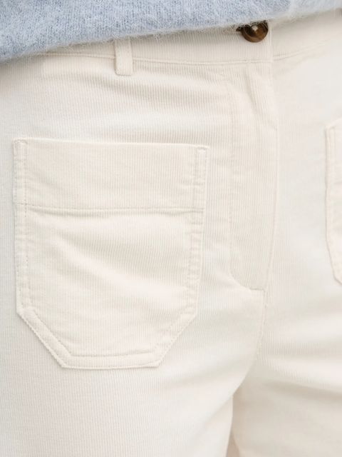 United Colors of Benetton spodnie bawełniane damskie kolor beżowy proste high waist 494BDE02I