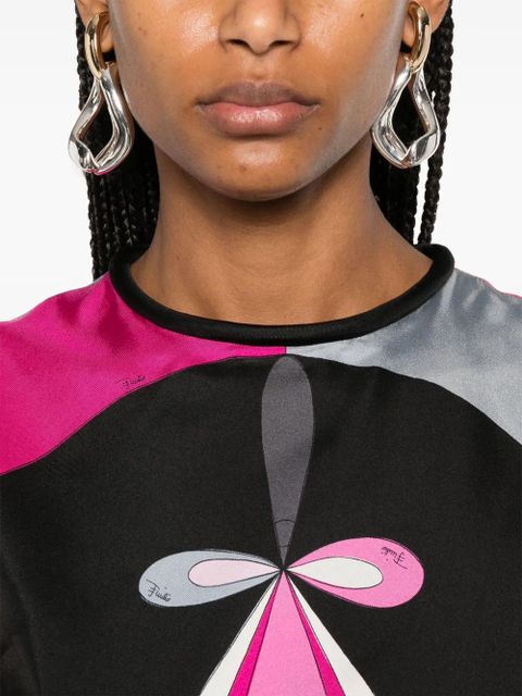 PUCCI geometric-print mini dress - Black - zdjęcie produktu nr 2