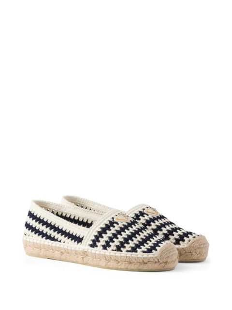 Prada crochet espadrilles - Blue - zdjęcie produktu nr 2