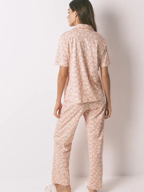 women'secret piżama bawełniana damska kolor pomarańczowy bawełniana 4852098