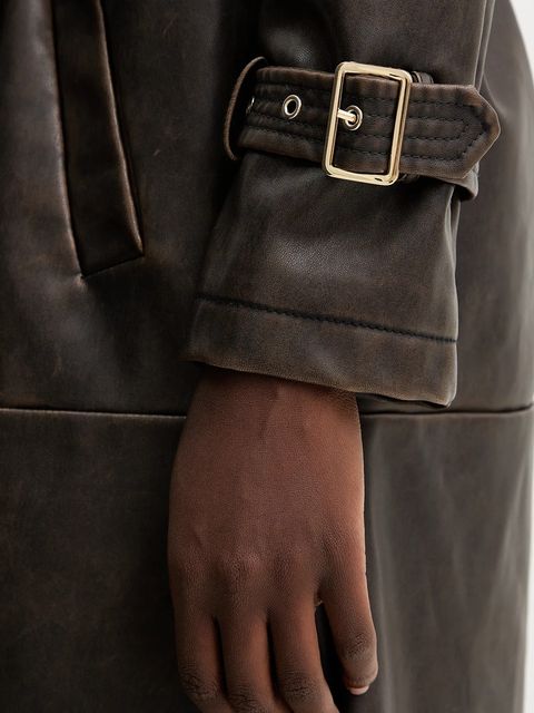 Fracomina płaszcz kolor brązowy FS25WC7001P41101