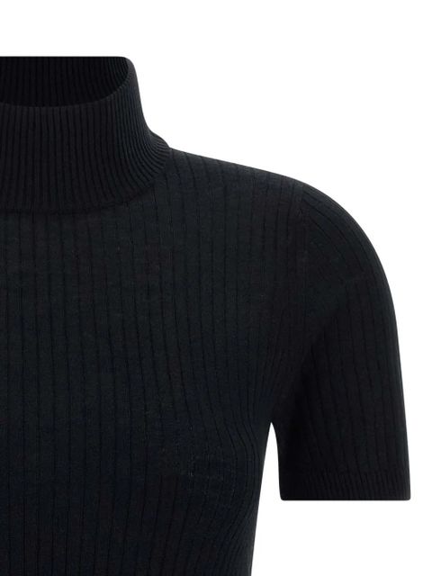 Max Mara Jnagy ribbed high-neck sweater - Black