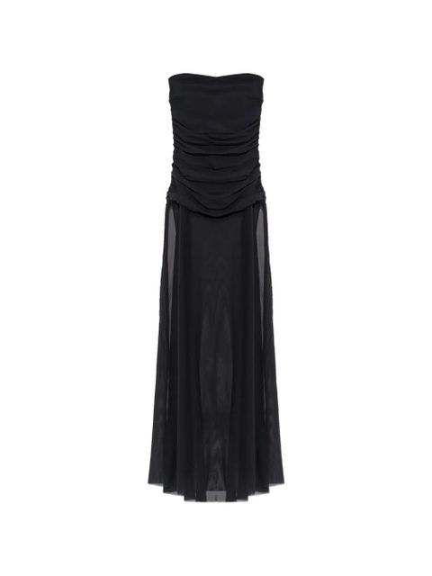 Bond-eye ruched bare maxi dress - Black - zdjęcie produktu nr 1