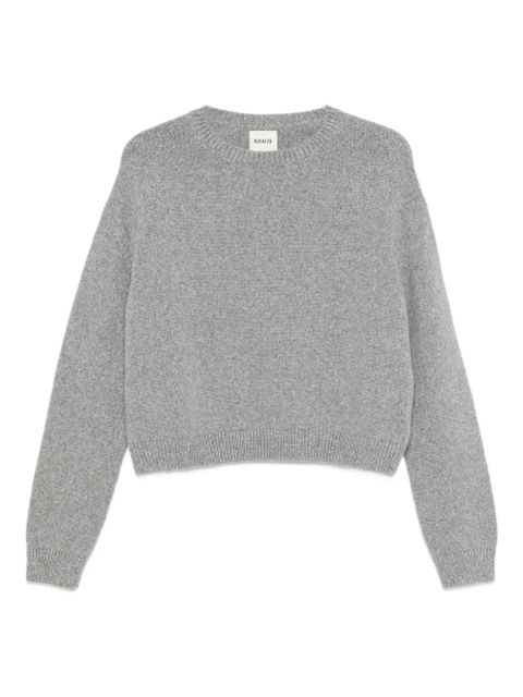 KHAITE ribbed-knit sweater - Grey - zdjęcie produktu nr 1