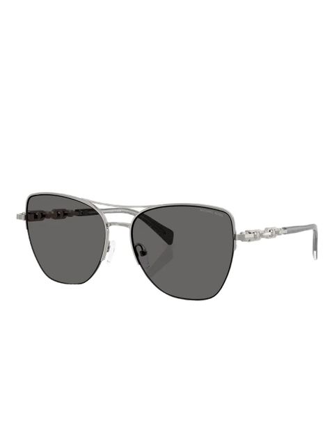 Michael Kors chain-link metal sunglasses - Silver - zdjęcie produktu nr 2