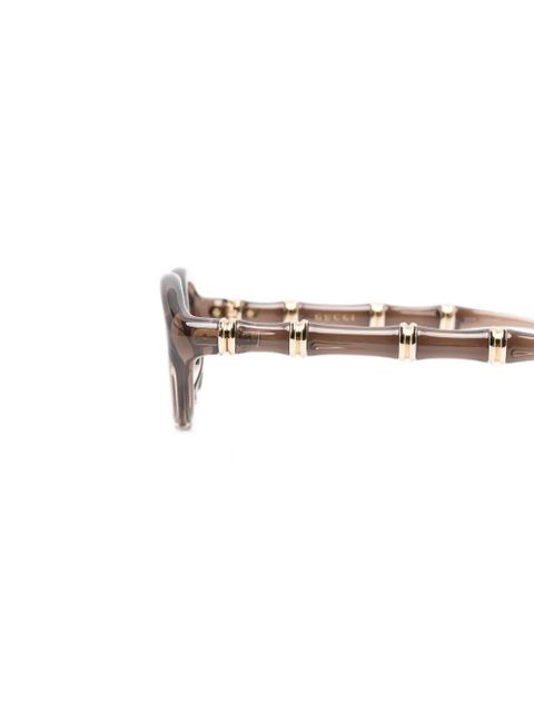 Gucci Eyewear oval-frame sunglasses - Brown