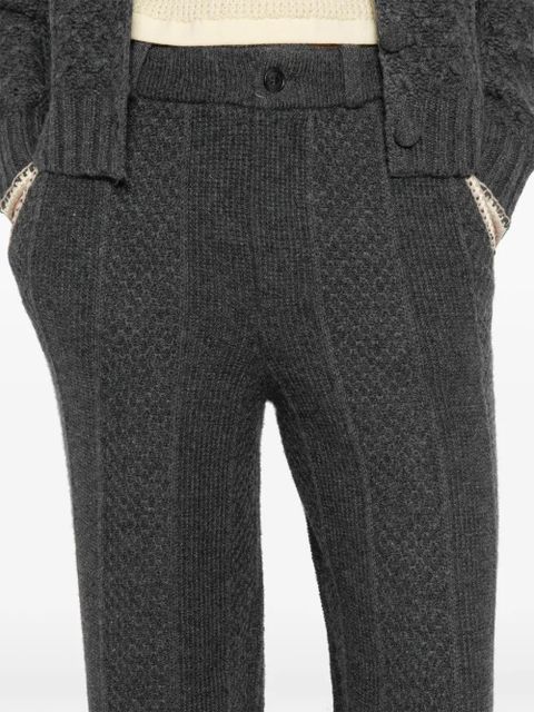 Guest In Residence knitted trousers - Grey