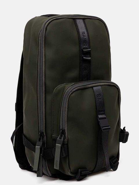 Rains plecak Trail Rucksack W3 kolor zielony duży gładki 14350-03