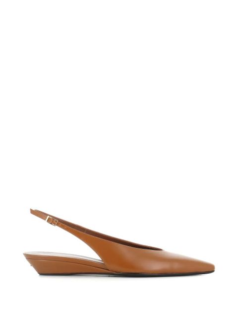 Giuseppe Zanotti Orsola slingback leather pumps - Brown - zdjęcie produktu nr 1