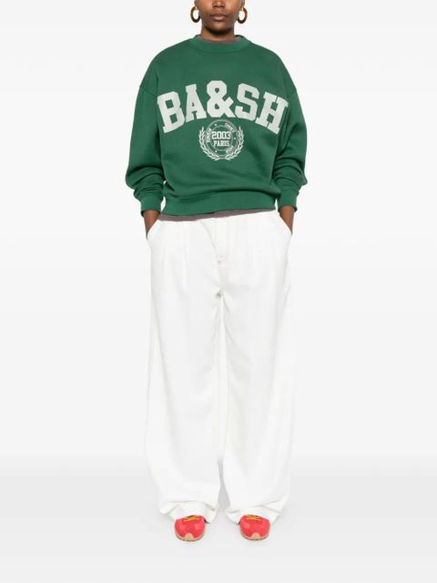 Ba&Sh Fenja logo graphic sweater - Green - zdjęcie produktu nr 2