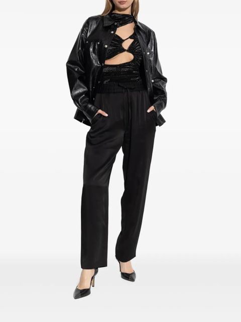 ISABEL MARANT Kendry trousers - Black - zdjęcie produktu nr 2