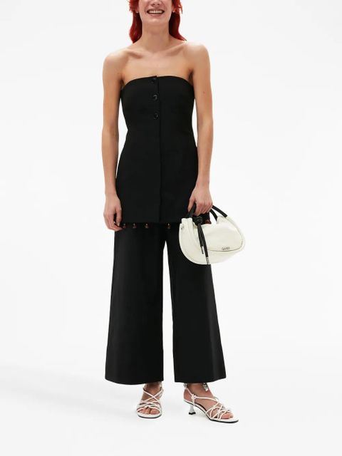 GANNI straight-leg trousers - Black - zdjęcie produktu nr 2