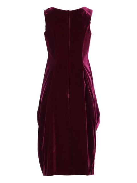 Comme Des Garçons sleeveless midi dress - Red - zdjęcie produktu nr 2