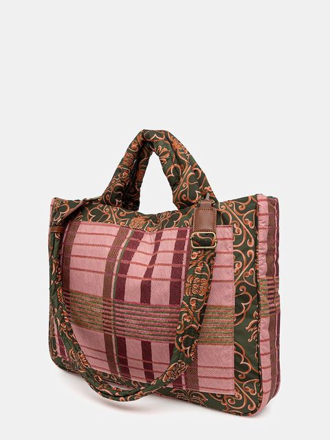 Barbour torebka x Farm Rio kolor różowy LBA0476 - zdjęcie produktu nr 2