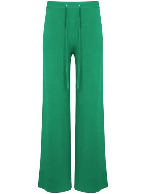 Yves Salomon knitted trousers - Green - zdjęcie produktu nr 1