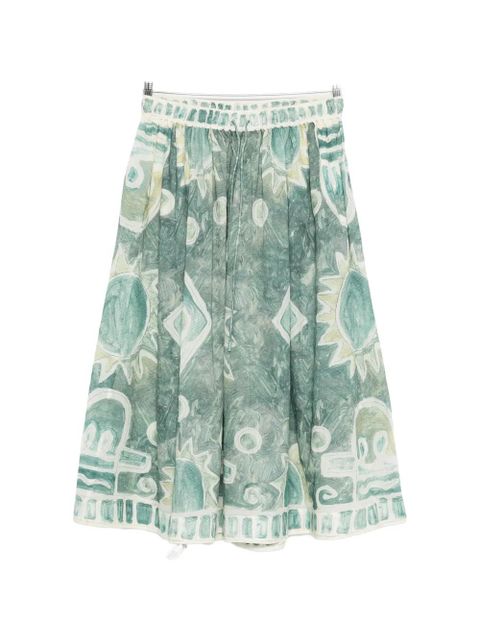 ALEMAIS Samira print trousers - Green - zdjęcie produktu nr 1