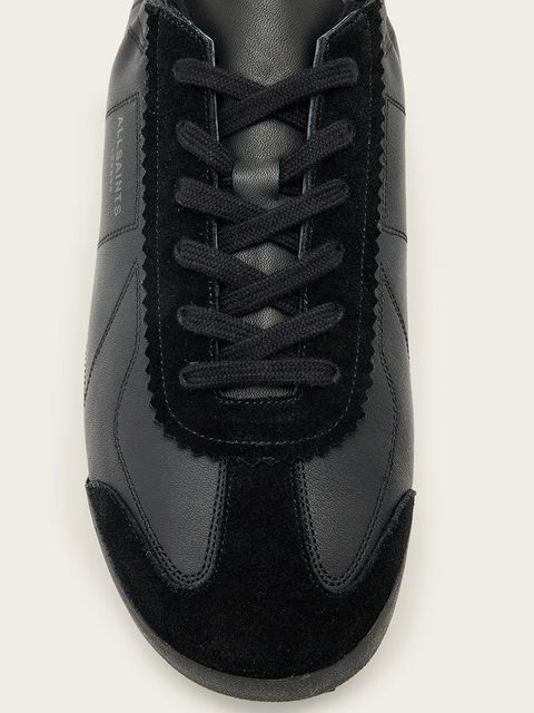 AllSaints sneakersy skórzane Kenny Runner damskie kolor czarny W116FC