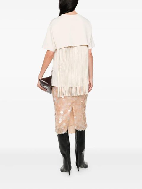 Sportmax fringed top - Neutrals - zdjęcie produktu nr 2