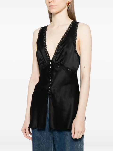 Reformation Addie top - Black