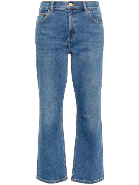 Tory Burch cropped flared jeans - Blue - zdjęcie produktu nr 1