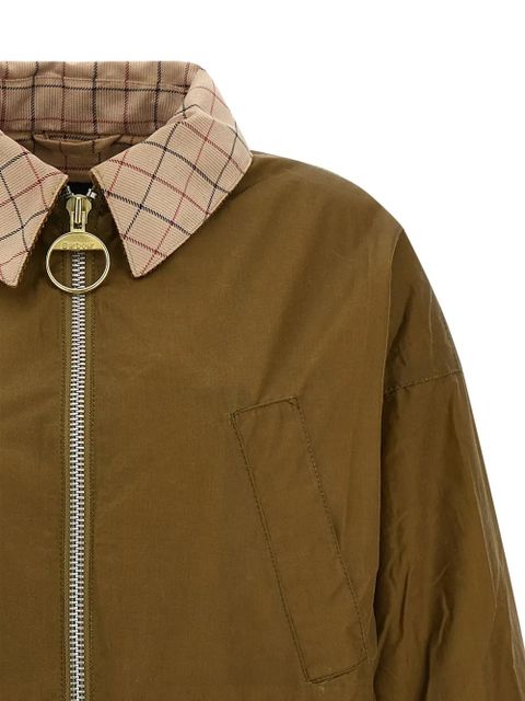 Barbour Launton check-print jacket - Green