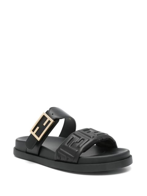 FENDI nappa-leather sandals - Black - zdjęcie produktu nr 2