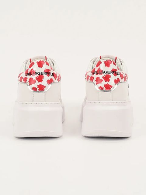 Karl Lagerfeld sneakersy skórzane ANAKAPRI damskie kolor biały KL63518V - zdjęcie produktu nr 2