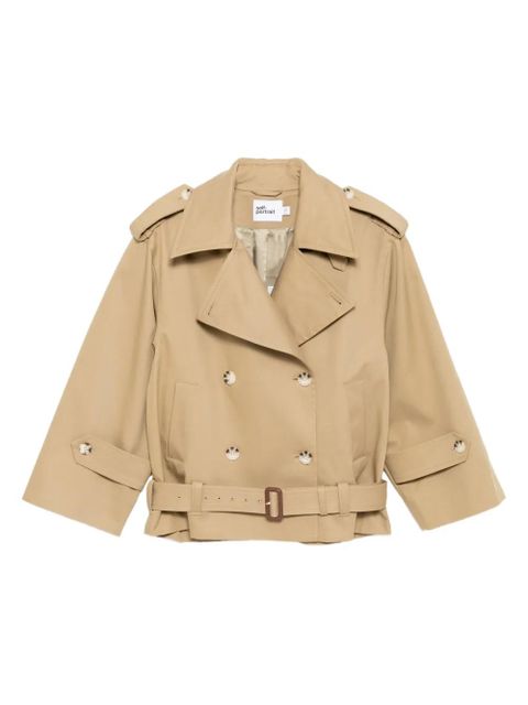 Self-Portrait Trench jacket - Neutrals - zdjęcie produktu nr 1
