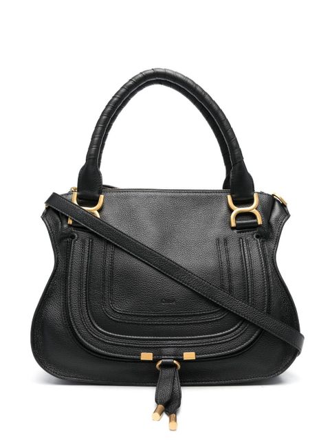Chloé Marcie leather tote-bag - Black - zdjęcie produktu nr 1