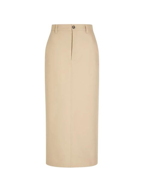 WARDROBE.NYC button midi skirt - Neutrals - zdjęcie produktu nr 1