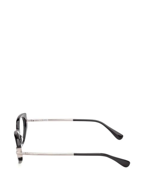Max Mara Eyewear oval-frame glasses - Black