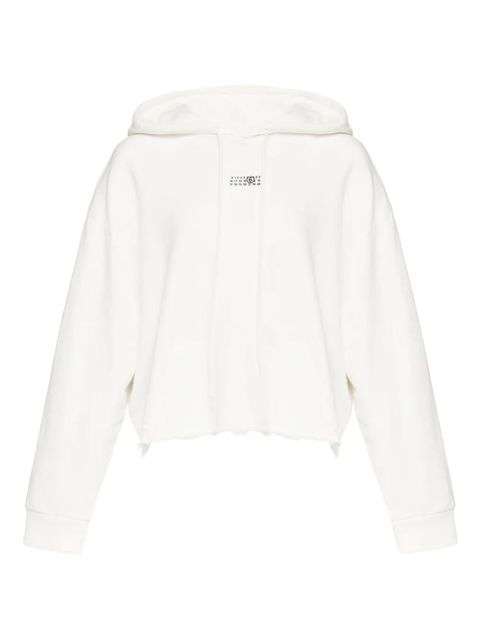 MM6 Maison Margiela Numbers-print hoodie - White - zdjęcie produktu nr 1