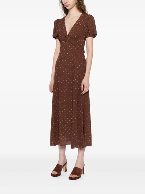Reformation Michelle dress - Brown