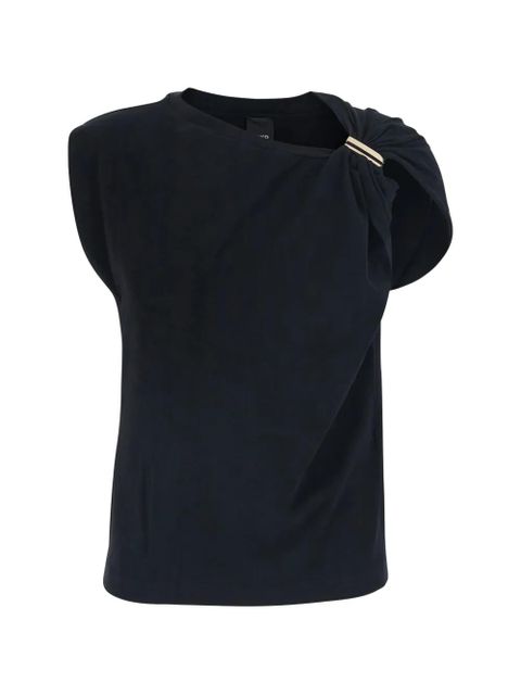 PINKO twist detail T-shirt - Black - zdjęcie produktu nr 1