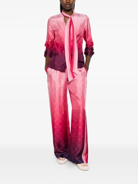 Casablanca gradient bow shirt - Pink - zdjęcie produktu nr 2